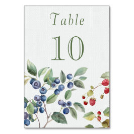 Romantische zomerbessen Huwelijk Kaart