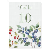 Romantische zomerbessen Huwelijk Kaart (Achterkant)