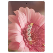 Romantische zonnebloem klembord (Achterkant)