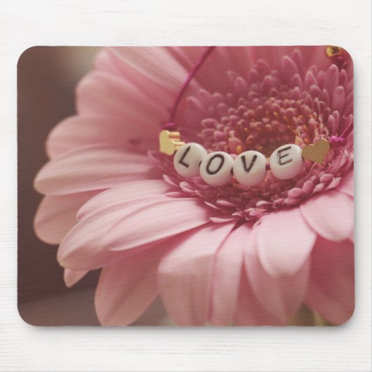 Romantische zonnebloem muismat (Voorkant)