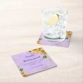 Romantische Zonnebloem Waterverf Pensioen Party Kartonnen Onderzetters (Insitu)