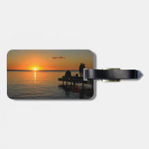 Romantische zonsondergang