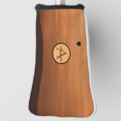 Romantische zonsondergang fotomonogram hete luchtb golfheadcover (Draai 90)