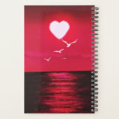 Romantische zonsondergangplanner planner (Achterkant)