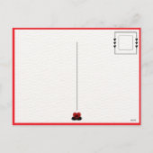 Romantische Zwaan Hart Valentijnsdag Feestdagenkaart (Achterkant)