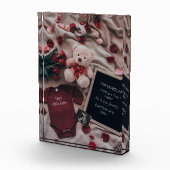 Romantische zwangerschapsaankondiging met Rozen en Fotoblokken (Rechts)