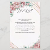 Romantische zwarte rozen groen goud links rechts (Achterkant)