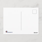 Romantischer Gimpel auf Rosa Kirschblüten Briefkaart (Achterkant)