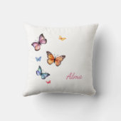 Romantisches Einhorn mit Blumen - Schulkind 2025 | Kussen (Achterkant)