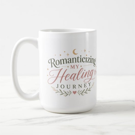 Romantiseren Van Mijn Genezingsreis Boho Koffiemok (Links)