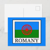 Romany Briefkaart (Voorkant / Achterkant)
