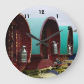 Romany Gypsy bowtop-wagons Grote klok (Voorkant)