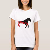 Romany Gypsy text and horse T-Shirt (Voorkant)