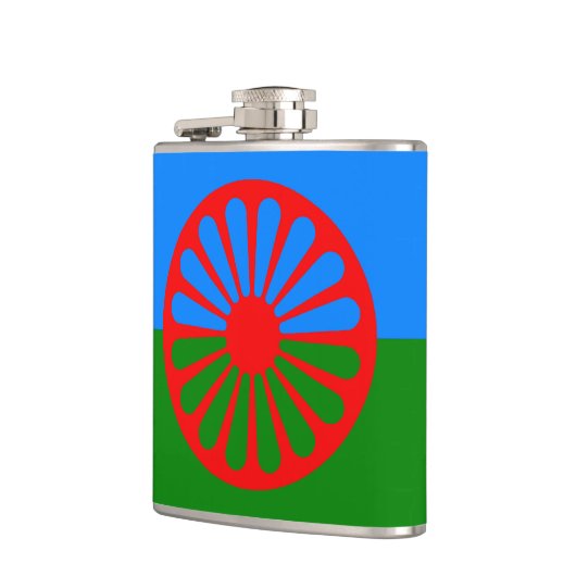 Romany Gypsy vlag Heupfles (Links)