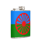 Romany Gypsy vlag Heupfles (Rechts)