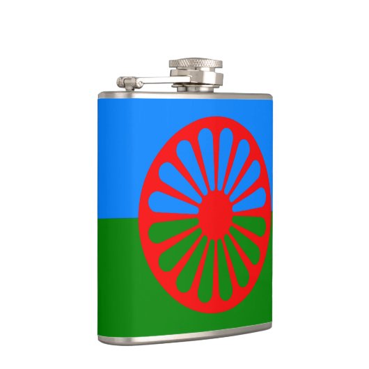 Romany Gypsy vlag Heupfles (Rechts)