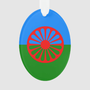 Romany Gypsy vlag Ornament