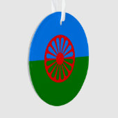 Romany Gypsy vlag Ornament (voorkant)