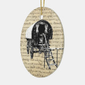  Romany Gypsy wagen Keramisch Ornament (Links)