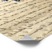  Romany Gypsy wagen Poster (Hoek)