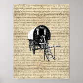  Romany Gypsy wagen Poster (Voorkant)