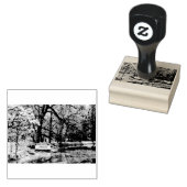 Romatisch meer rubberstempel (Gestempeld)