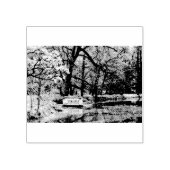 Romatisch meer rubberstempel (Afrduk)