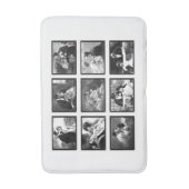  Romatische koppels Zwart-wit Bad Mat (Voorkant Verticaal)