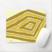 Romboïdale amarillo. Mousepad Muismat (Met muis)