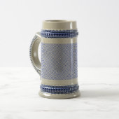 Rombos Blauw Bierpul (Voorkant links)