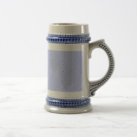 Rombos Blauw Bierpul (Rechts)