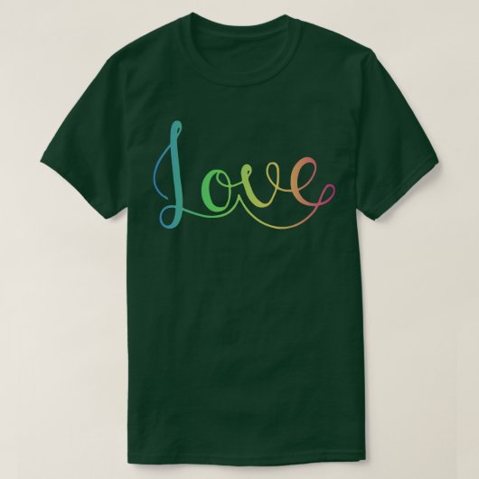 ROMC Gekke liefde belettering T-shirt (Design voorkant)