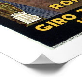  Rome 1920 Italiaanse reis Poster (Hoek)