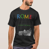 Rome 2025 Jubilee Pilgrims of Hope Christelijk God T-shirt (Voorkant)