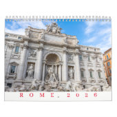 Rome 2026 kalender (Hoes)