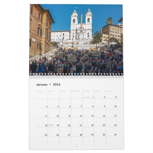 Rome 2026 kalender (Jan 2026)