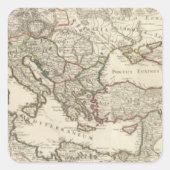 Rome 2 vierkante sticker (Voorkant)