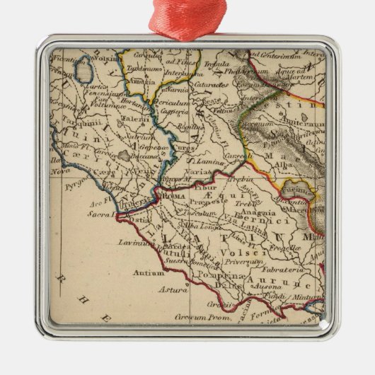 Rome 3 metalen ornament (Voorkant)