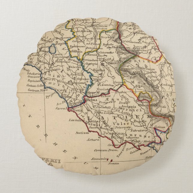 Rome 3 rond kussen (Voorkant)