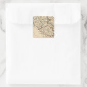 Rome 3 vierkante sticker (Tas)