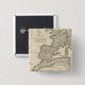 Rome 5 vierkante button 5,1 cm (Voorkant /achterkant)