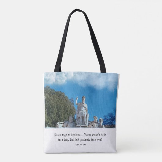 Rome afbeeldingen gepersonaliseerd Tas voor vriend (Achterkant)