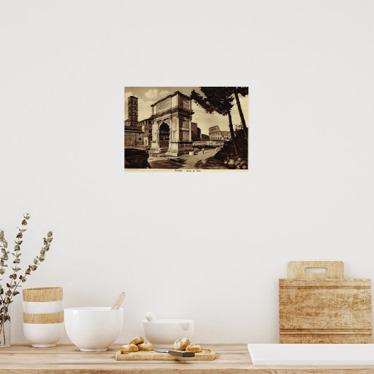 Rome, Arch van Titus Poster (Keuken)