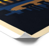 Rome at Night Poster | Colosseum Moonlight Vintage (Hoek)