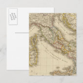 Rome Atlas Map Briefkaart (Voorkant / Achterkant)