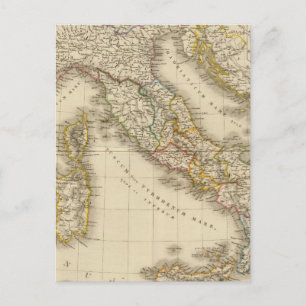 Rome Atlas Map Briefkaart
