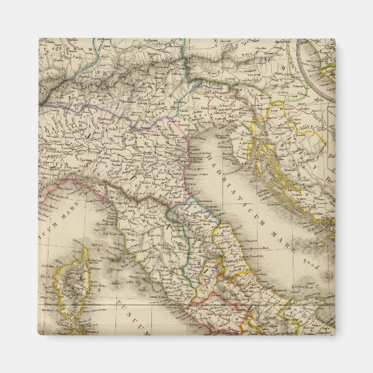 Rome Atlas Map Magneet (Voorkant)
