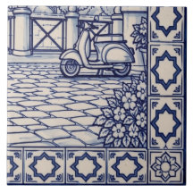Rome Azulejo Mozaïektegel 6 van 6 Rechtsonder