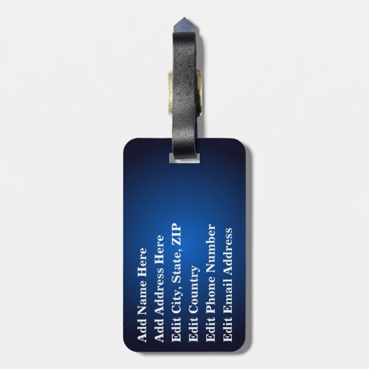 Rome Bagagelabel (Achterkant verticaal)