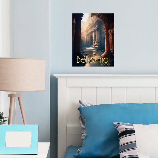 Rome Bellissimo Folie Afdrukken (Insitu (Slaapkamer))